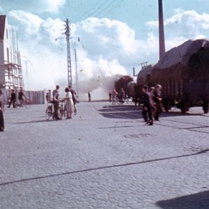 Billede af Nykøbing Falster under 2.verdenskrig